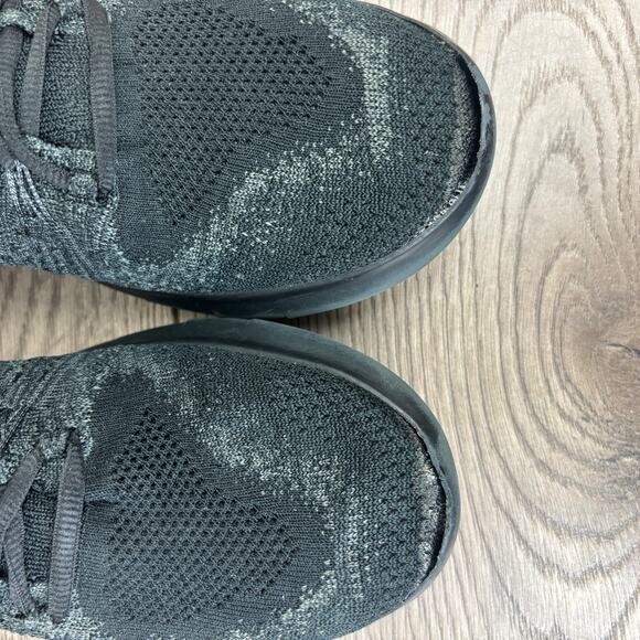 Nike Free RN Flyknit 880844-010 Running Shoes Women's Sz 8 Black Lace-Up Sneaker - Picture 11 of 12